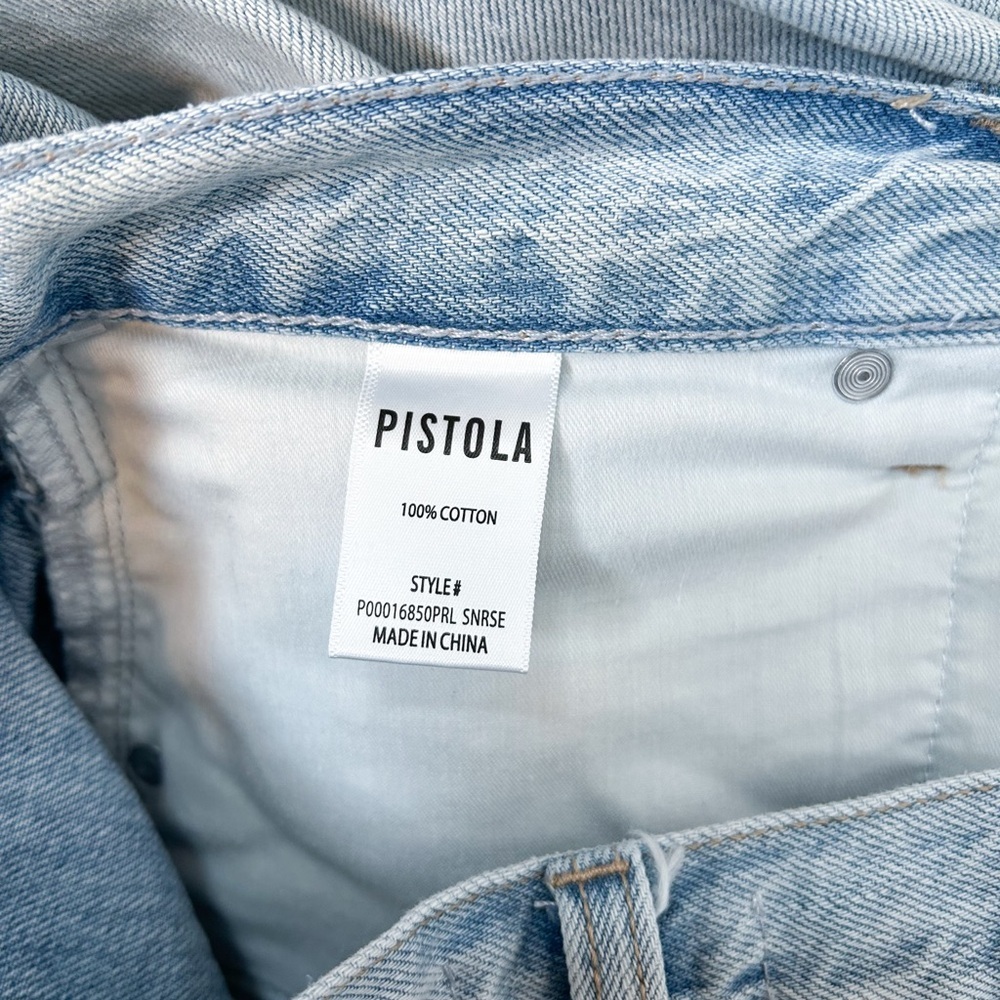 Pistola Ryder High Rise Cuffed Straight Leg Jean - Picture 8 of 10
